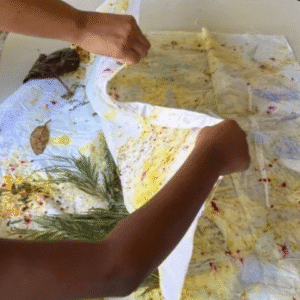 Initiez-vous à l'impression végétale eco-print sur tissu