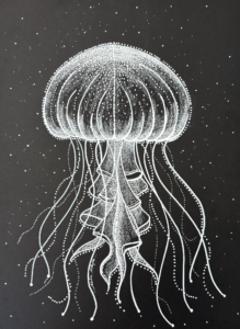 Initiez-vous au dessin sur papier noir