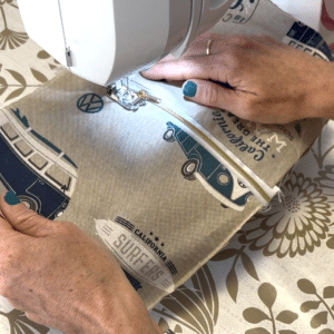 Atelier couture à La Réunion pochette zippée