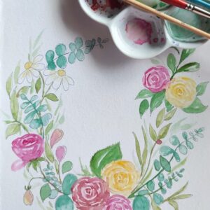 Atelier aquarelle à La Réunion