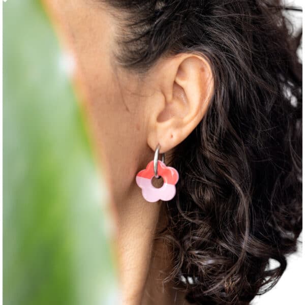 Créez vos boucles d’oreilles créoles en argile polymère