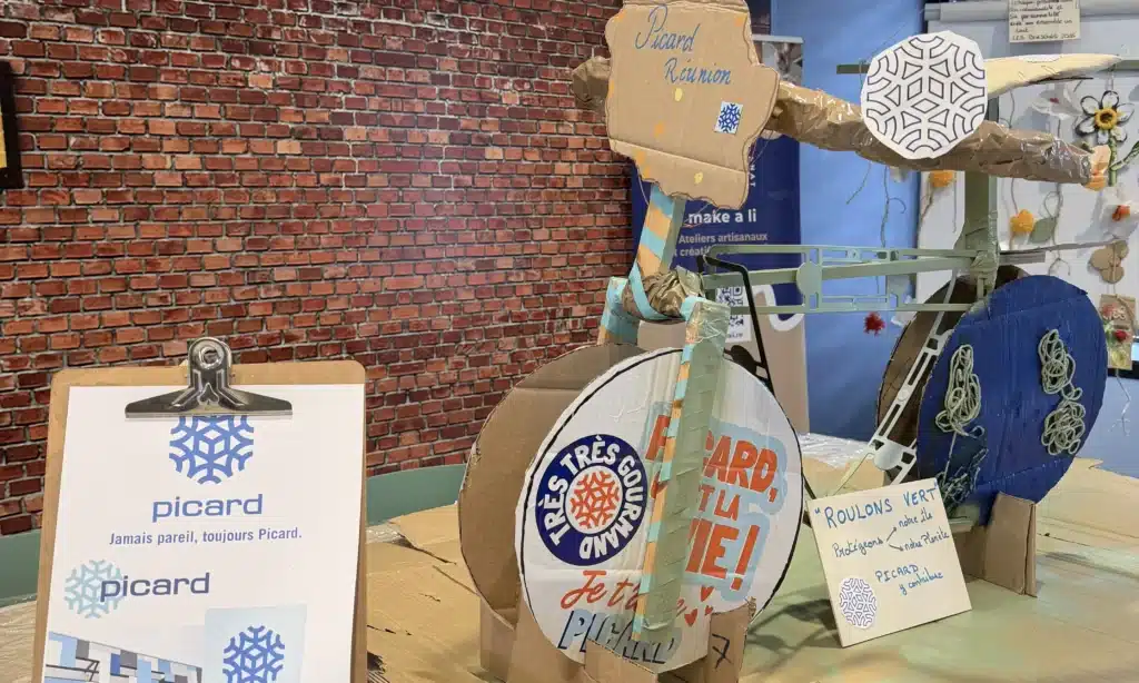 Atelier recyclage des déchets à La Réunion.