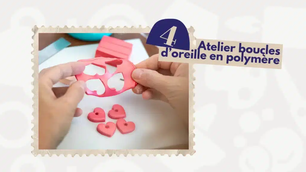 Baby shower à La Réunion : atelier boucles d'oreilles en polymère