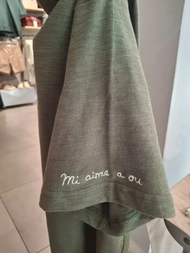 Personnalisation produit tee-shirt chez Jules