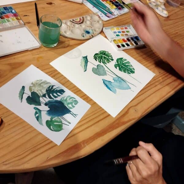 Atelier aquarelle à Saint Leu