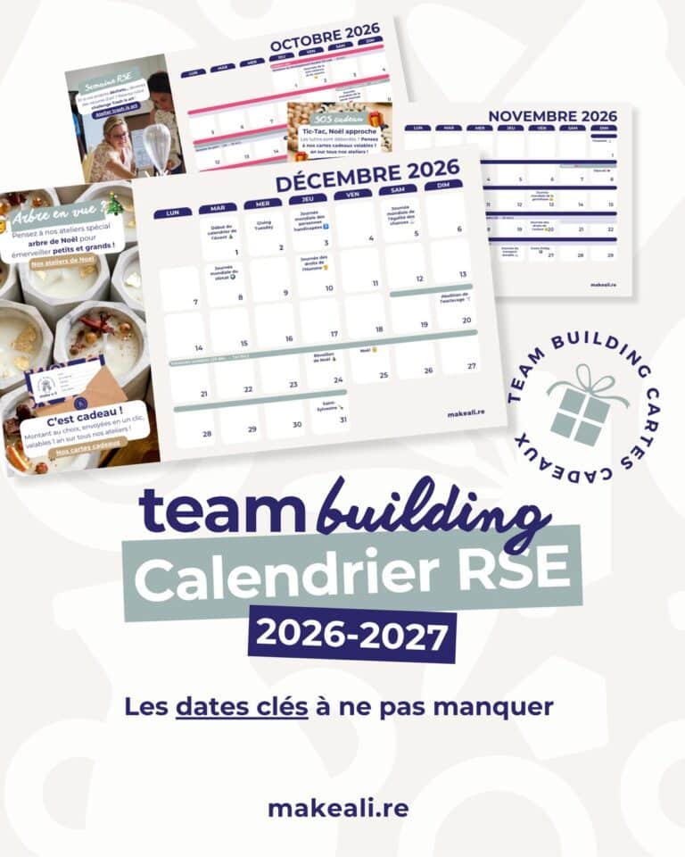 Calendrier RSE et QVCT 2026-2027 de Make a li